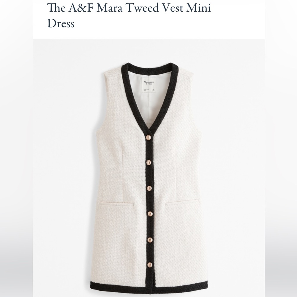 Mara Tweed Vest Mini Dress